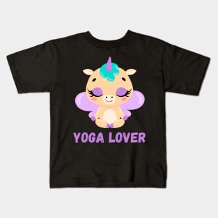 Funny Yoga Lover Kids T-Shirt